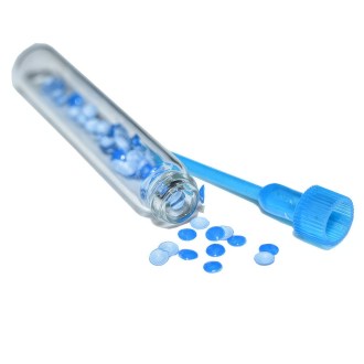Leucht Opalith Flasche - Blau